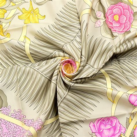 hermes fleurs de l'opera scarf|Fleurs de L’Opera HERMES By Julia Abadie.